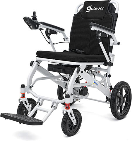 5 Adults 22 Miles Long Travel Range Lithium Batteries All Terrain Power Wheelchair