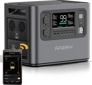 AFERIY P210 Portable Power Station 2400W,2048Wh LiFePO4 Battery Generator with USB C PD 2