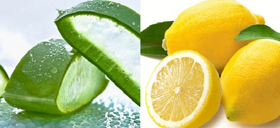 Aloe Vera with lemon