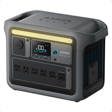 Anker SOLIX C1000 Portable Power Station, 1800W (Peak 2400W) Solar Generator