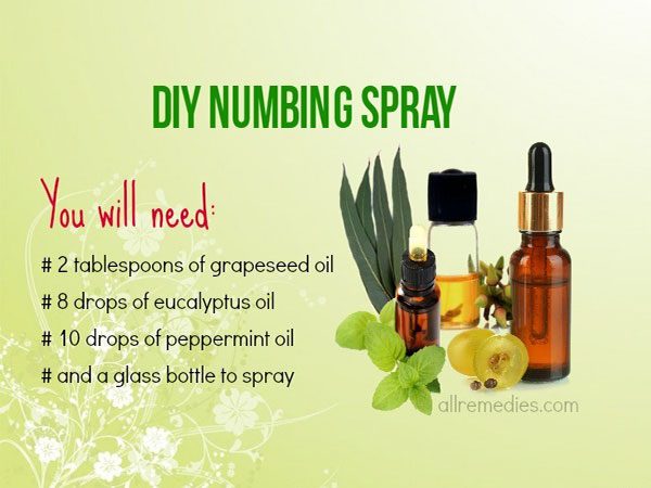 DIY Peppermint and Eucalyptus Numbing Spray for Canker Sores In Mouth