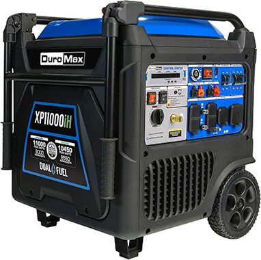 DuroMax Dual Fuel Inverter Generator Gas Propane Remote Start