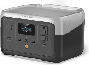EF ECOFLOW Portable Power Station RIVER 2, 256Wh LiFePO4 Battery Solar Generator Outdoor Camping RVs Home
