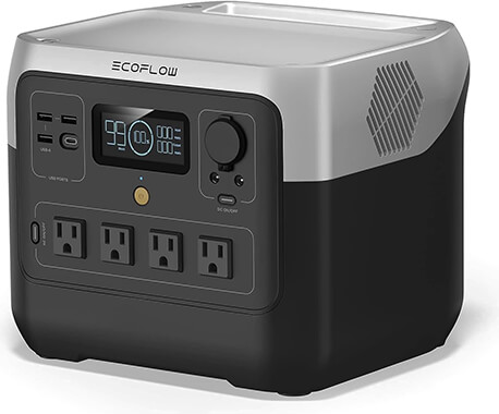EF ECOFLOW Portable Power Station RIVER 2 Pro 768Wh LiFePO4 Battery Solar Generator Outdoor Camping RVs Home
