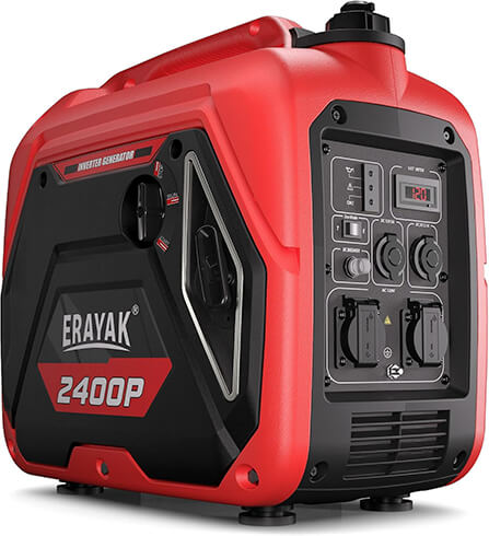 ERAYAK 2400W Portable Inverter Generator for Home Use, Super Quiet 5