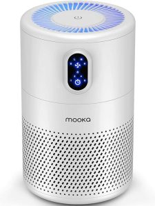 MOOKA Air Purifiers for Home Large Room up to 1076 ft², H13 True HEPA Air Filter Cleaner, Odor Eliminator 5