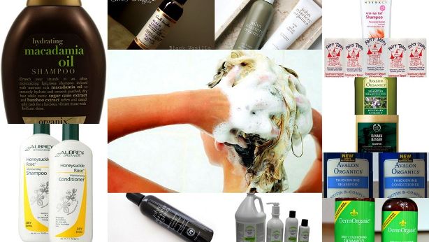 Use Organic and Natural Shampoos without harmful chemicals