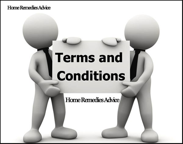 Terms Conditions for Home Remedies Advice