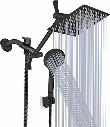 Tudoccy Shower Head, 8 High Pressure Rainfall Shower Head Handheld Shower Combo Tudoccy Shower Head, 8 High Pressure Rainfall Shower Head Handheld Shower Combo