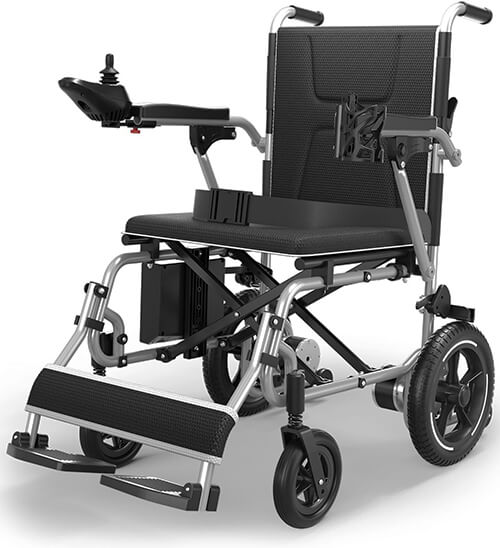 p Electric Wheelchairs for Adults Lightweight Foldable 38lbs Compact Wheelchair Electric All Terrain Motorized Wheelchair, Airline Approval