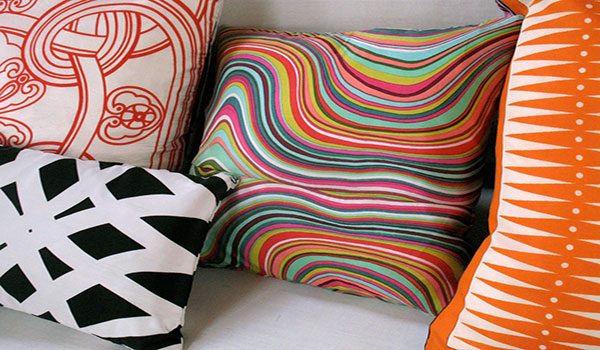 silk pillow cover or scarf